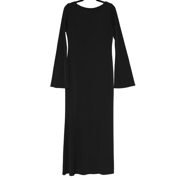 Meshki Tarna Slinky Fishtail Maxi Dress Black Size XL NWT - Picture 6 of 7